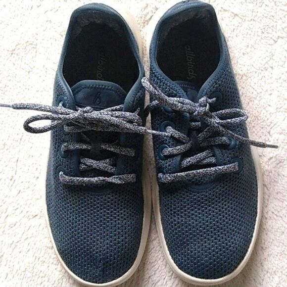 Allbirds Tree Runners Marine Blue sz 9 - Picture 4 of 8